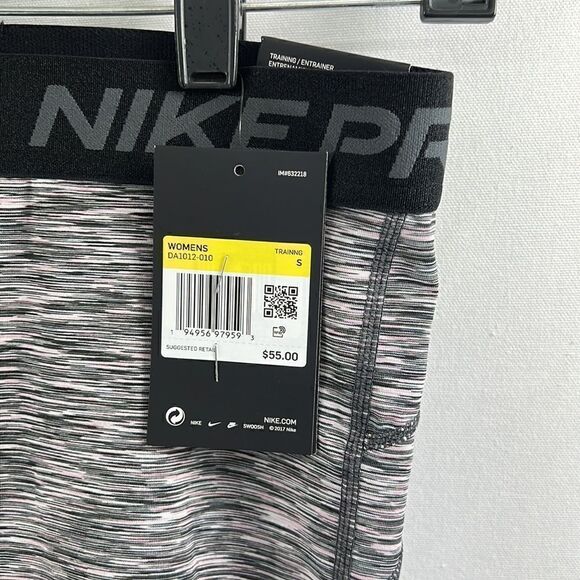 Women's Fitted Space-Dyed Cropped Tights Black  - Sz S - NWT - Picture 4 of 7